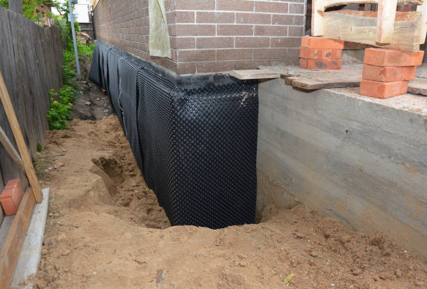 Happy homeowners after waterproofing job in Londonderry